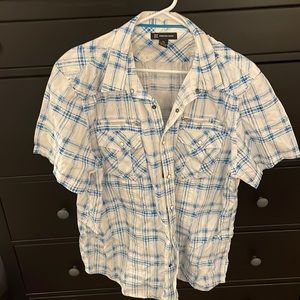 INC button down western style XL